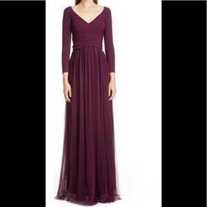 CHIARA BONI La Petite Robe V-Neck Gown